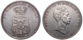 Denmark 1 Speciedaler 1834 IS/FF
KM# 695.1; Silver 28.93g 37mm; Rare in this Condition; XF+/aUNC