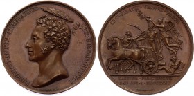 France Medal Celebration of the Victory of Trocadero at 12 December 1823
Bronze 25.61g 37mm; by Gayrard F; Louis XVIII; Excellent Condition AUNC/UNC ...