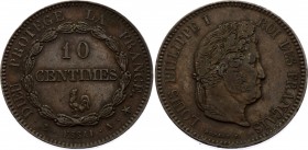 France 10 Centimes 1830 - 1845 (ND) ESSAI
Maz# 1095; Lousi Philippe I