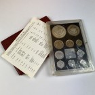 India Official Annual Proof Coin Set 1974 B Very Rare!
KM# PS15; With Silver; Issued 9.138 Sets; With Original Box & Certificate