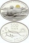 Kazakhstan 500 Tenge 2013
Fauna of Kazakhstan Series - Caspian Seal. Silver (.925), 24g. Proof. Mintage 5000. With original box and COA.