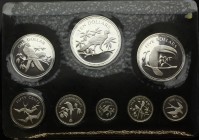 Belize Set of 8 Coins 1974
Silver Proof; Avifauna of Belize; With Original Box