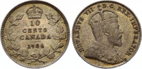 Canada 10 Cents 1906
KM# 10; Silver; Edward VII