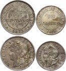 Chile 1 & 2 Centavos 1871 - 1873 So
1 & 2 Centavos 1871 - 1873 So