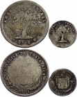 Costa Rica 5 & 25 Centavos 1864 - 1875
Silver