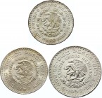 Mexico Set of 1, 5 & 10 Pesos 1957 "Constitution"
Silver