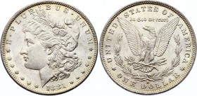 United States Morgan Dollar 1881 O
KM# 110; Silver; "Morgan Dollar"; UNC