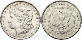 United States Morgan Dollar 1900 O
KM# 110; Silver; "Morgan Dollar"; AUNC