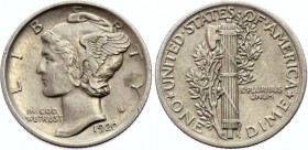 United States Dime 1920
KM# 140; Silver; XF+