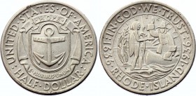 United States Half Dollar 1936 В Rhode Island
KM# 185; Silver; VF-XF