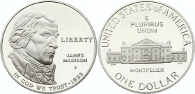 United States 1 Dollar 1993 S
KM# 241; Silver Proof; Bill of Rights; UNC