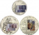 Switzerland Lot of 3 Medals with Banknotes Motives
Two of Three Medals Comes with Certificates