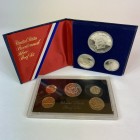 United States Lot of 2 Coin Sets 1968 & 1976
With Silver; Comes with Original Boxes