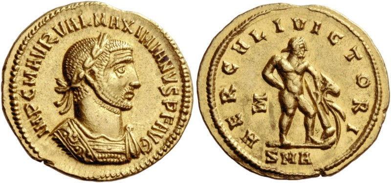 Maximianus Herculius, 286 – 308. Aureus, Antiochia 286, AV 5.28 g. IMP C M AVR V...