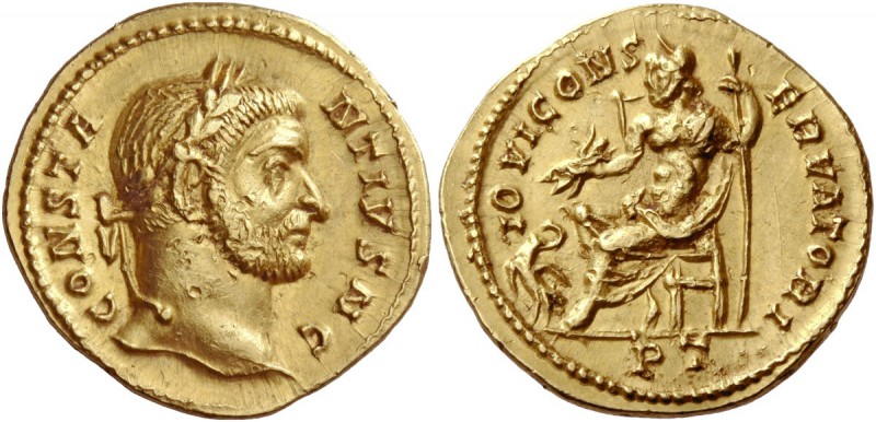 Constantius I Chlorus caesar, 293 – 305. Aureus, Treviri 293-294, AV 4.90 g. CON...