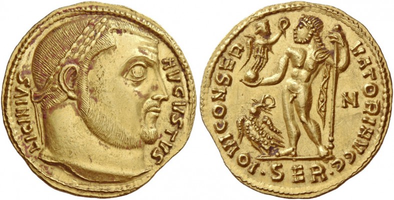 Licinius I, 308 – 324. Aureus, Serdica 313-314, AV 5.33 g. LICINIVS – AVGVSTVS L...