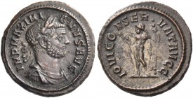 Maximian Herculius first reign, 286 – 305. Quinarius 285-286, AR 1.99 g. IMP MAXIMI – ANVS AVG Laureate, draped and cuirassed bust r. Rev. IOVI CO – N...