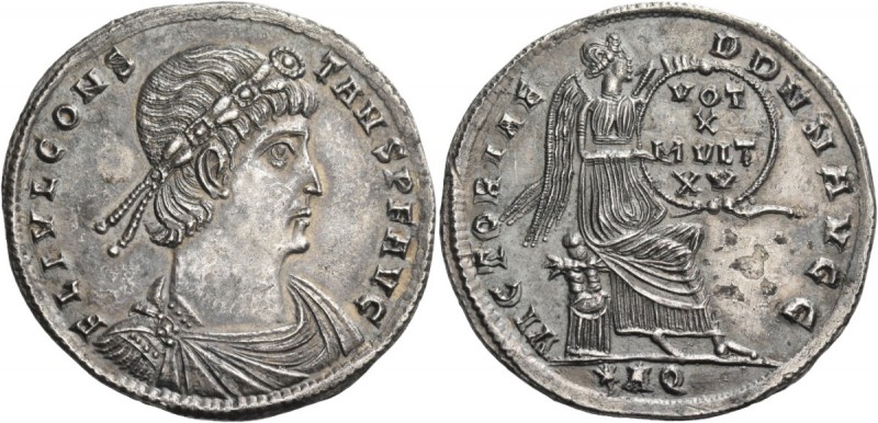 Constans augustus, 337 – 350. Medallion of four heavy siliquae or three light mi...