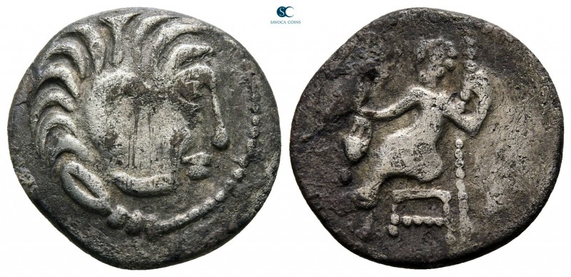 Eastern Europe. Imitations of Alexander III of Macedon circa 300 BC. 
Drachm AR...