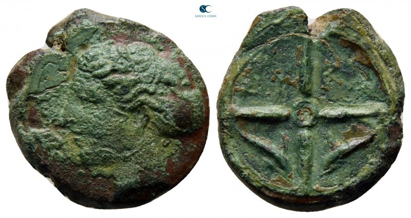 Sicily. Syracuse. Dionysios I 405-367 BC. 
Hemilitron Æ

16 mm., 2,87 g.

...