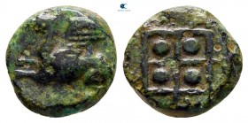 Thrace. Abdera circa 411-385 BC. Bronze Æ