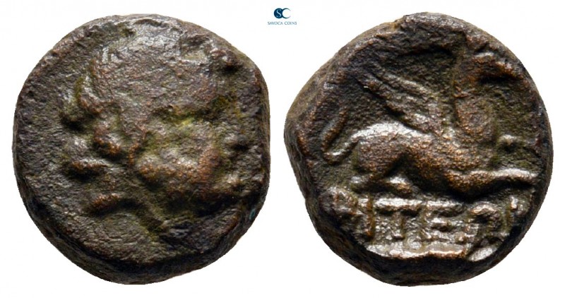 Thrace. Abdera circa 350-300 BC. 
Bronze Æ

12 mm., 3,01 g.



very fine