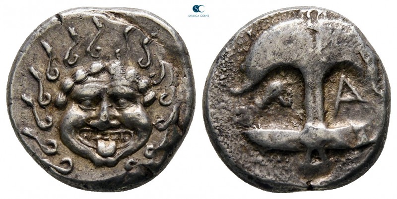 Thrace. Apollonia Pontica circa 480-450 BC. 
Drachm AR

15 mm., 3,35 g.


...