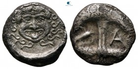 Thrace. Apollonia Pontica 450-390 BC. Drachm AR