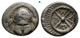Thrace. Mesembria circa 478-424 BC. Diobol AR