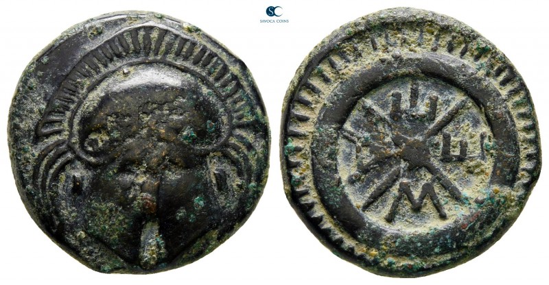 Thrace. Mesembria circa 450-350 BC. 
Bronze Æ

18 mm., 5,13 g.



very fi...