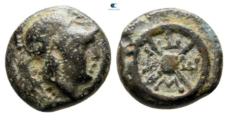 Thrace. Mesembria circa 350 BC. 
Bronze Æ

10 mm., 1,14 g.



nearly very...