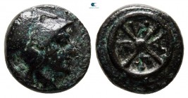 Thrace. Mesembria circa 350 BC. Bronze Æ