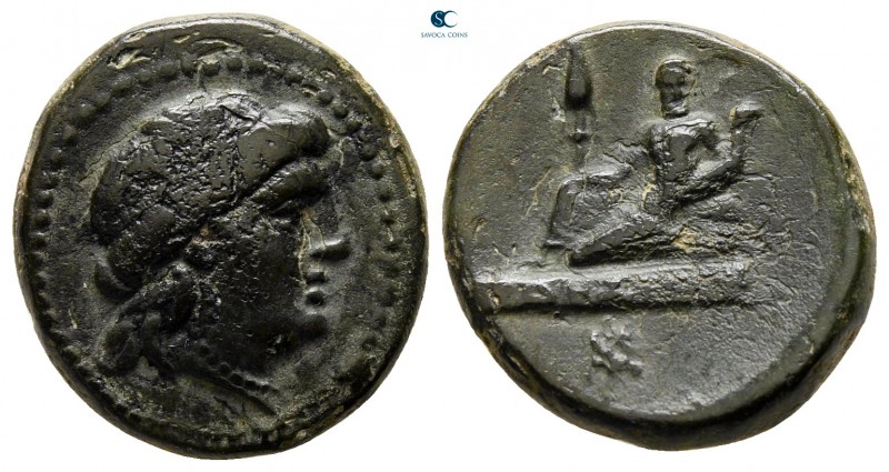 Thrace. Odessos circa 300-100 BC. 
Bronze Æ

17 mm., 4,01 g.



very fine...