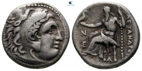 Kings of Thrace. Magnesia. Macedonian. Lysimachos 305-281 BC. In the name and types of Alexander III. Drachm AR