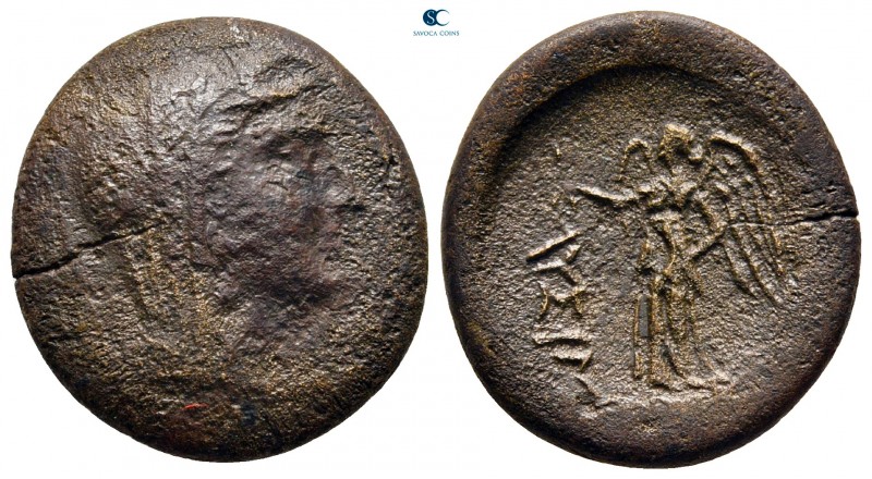 The Thracian Chersonese. Lysimacheia 245-225 BC. 
Bronze Æ

22 mm., 6,91 g.
...