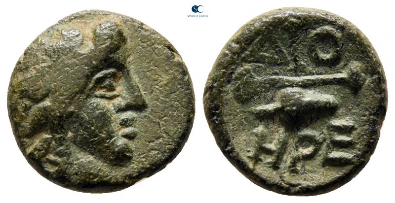 Moesia. Dionysopolis circa 200-100 BC. 
Bronze Æ

12 mm., 2,02 g.



very...