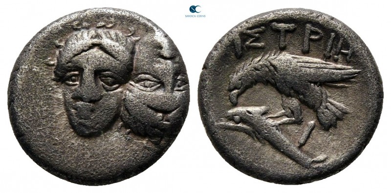 Moesia. Istrus circa 400-300 BC. 
Trihemiobol AR

12 mm., 1,42 g.



very...