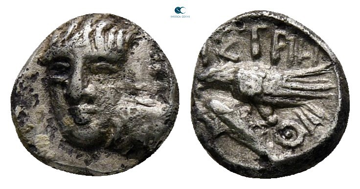 Moesia. Istrus circa 318-280 BC. 
Obol AR

8 mm., 0,56 g.



very fine