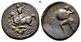 Thessaly. Pelinna circa 400-300 BC. Bronze Æ