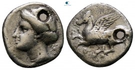 Akarnania. Leukas circa 380-350 BC. Drachm AR