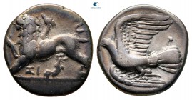 Sikyonia. Sikyon 400-323 BC. Triobol-Hemidrachm AR