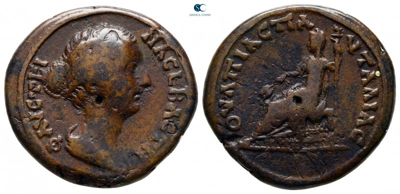 Thrace. Pautalia. Faustina II AD 147-175. 
Bronze Æ

22 mm., 6,38 g.



v...