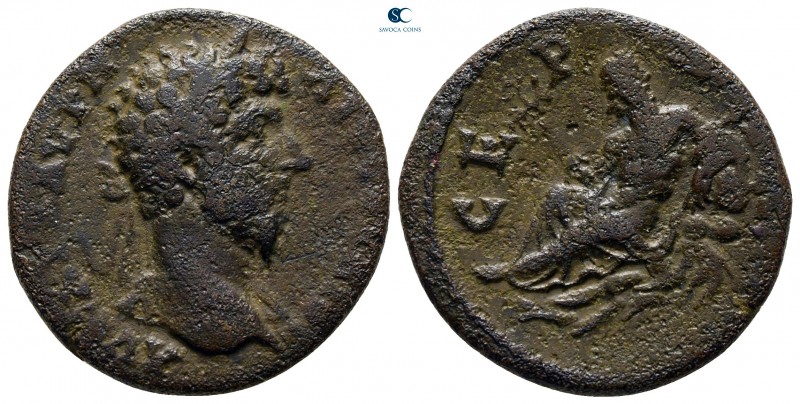 Thrace. Serdica. Lucius Verus AD 161-169. 
Bronze Æ

25 mm., 7,27 g.



v...