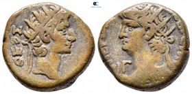 Egypt. Alexandria. Nero, with Divus Augustus AD 54-68. Tetradrachm BI