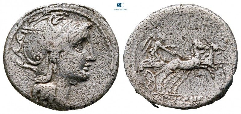 C. Claudius Pulcher 110-109 BC. Rome
Denarius AR

19 mm., 3,71 g.



near...