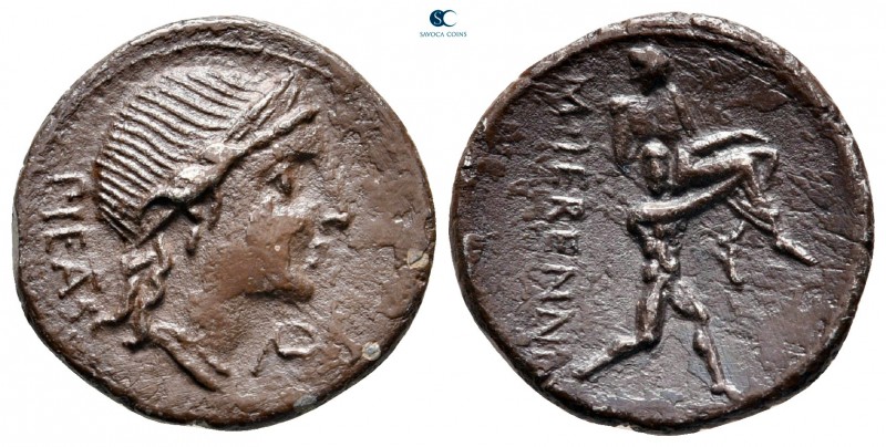 M. Herennius. 108-107 BC. Rome
Denarius AR

19 mm., 3,53 g.



nearly ver...