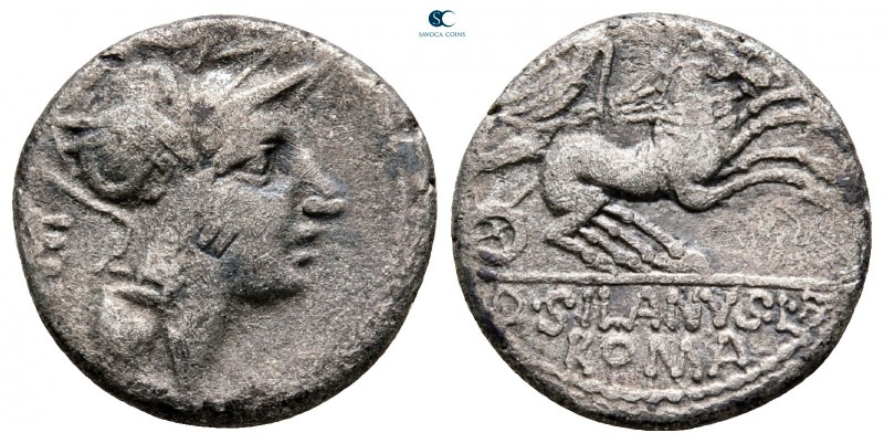 D. Silanus L. F. 91 BC. Rome
Denarius AR

18 mm., 3,56 g.



nearly very ...