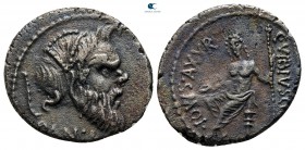 C. Vibius C.f. Cn. Pansa Caetronianus 48 BC. Rome. Denarius AR