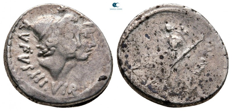 Mn. Cordius Rufus 46 BC. Rome
Denarius AR

17 mm., 4,22 g.



nearly very...