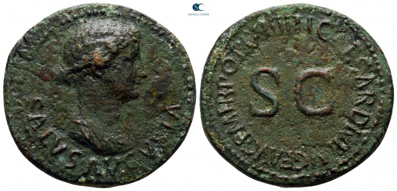 Livia, wife of Augustus AD 14-29. Rome
Dupondius Æ

31 mm., 13,13 g.



n...
